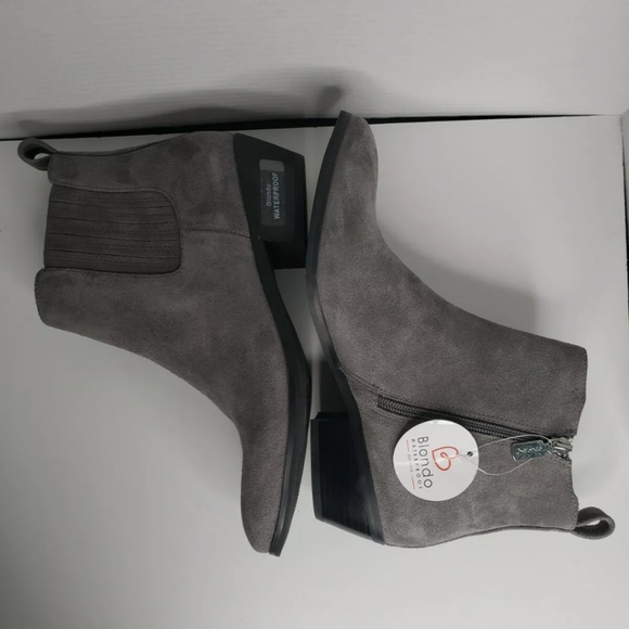 Blondo Sydney Waterproof women's gray ankle boots - Picture 8 of 12
